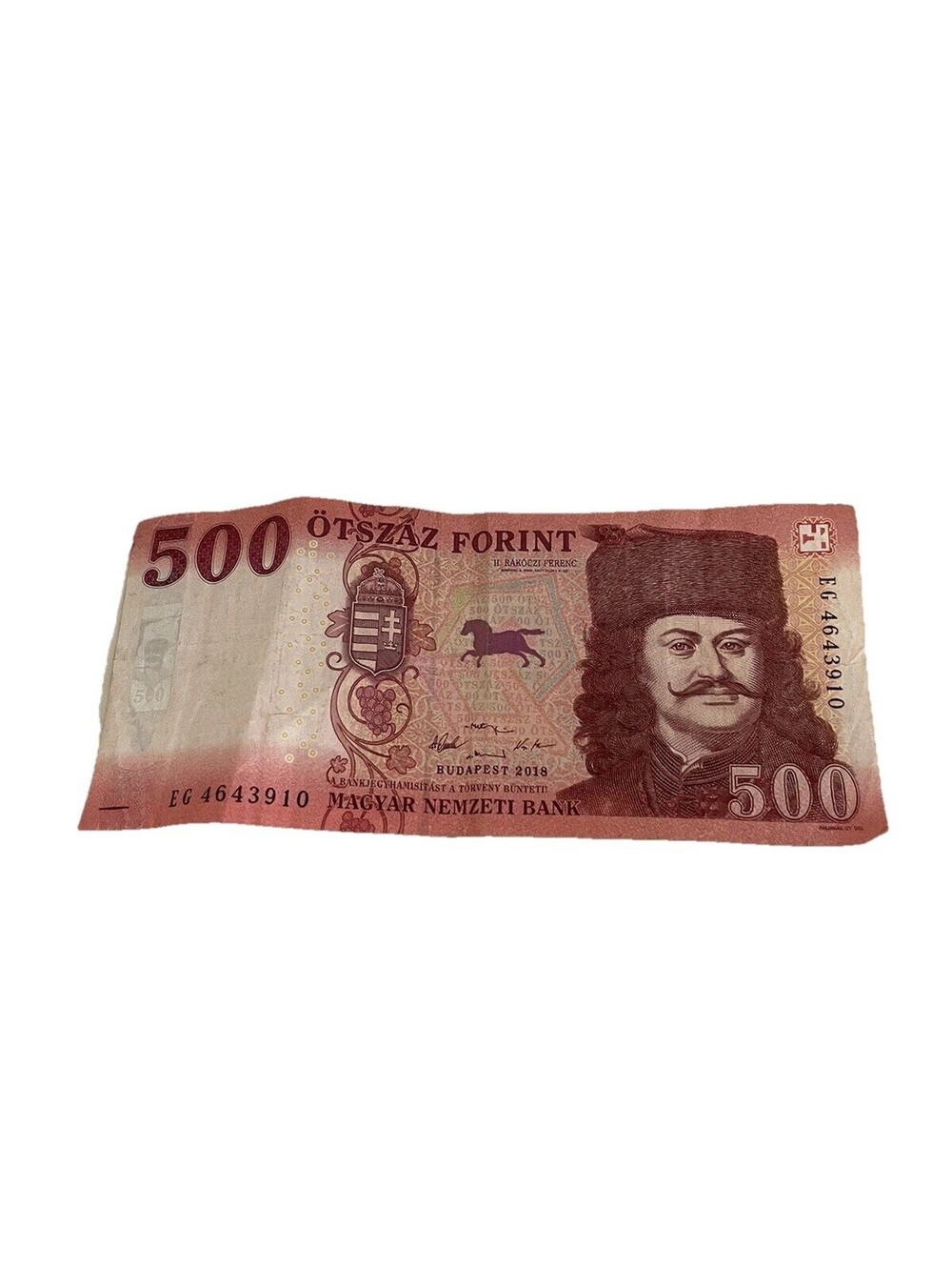 UNC Hungarian Banknote 500 HUF Forint 500Ft Hungary 2018 Uncirculated